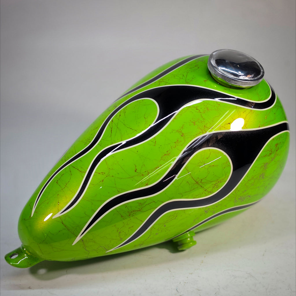 Custom Painted Axed Chopper Tank