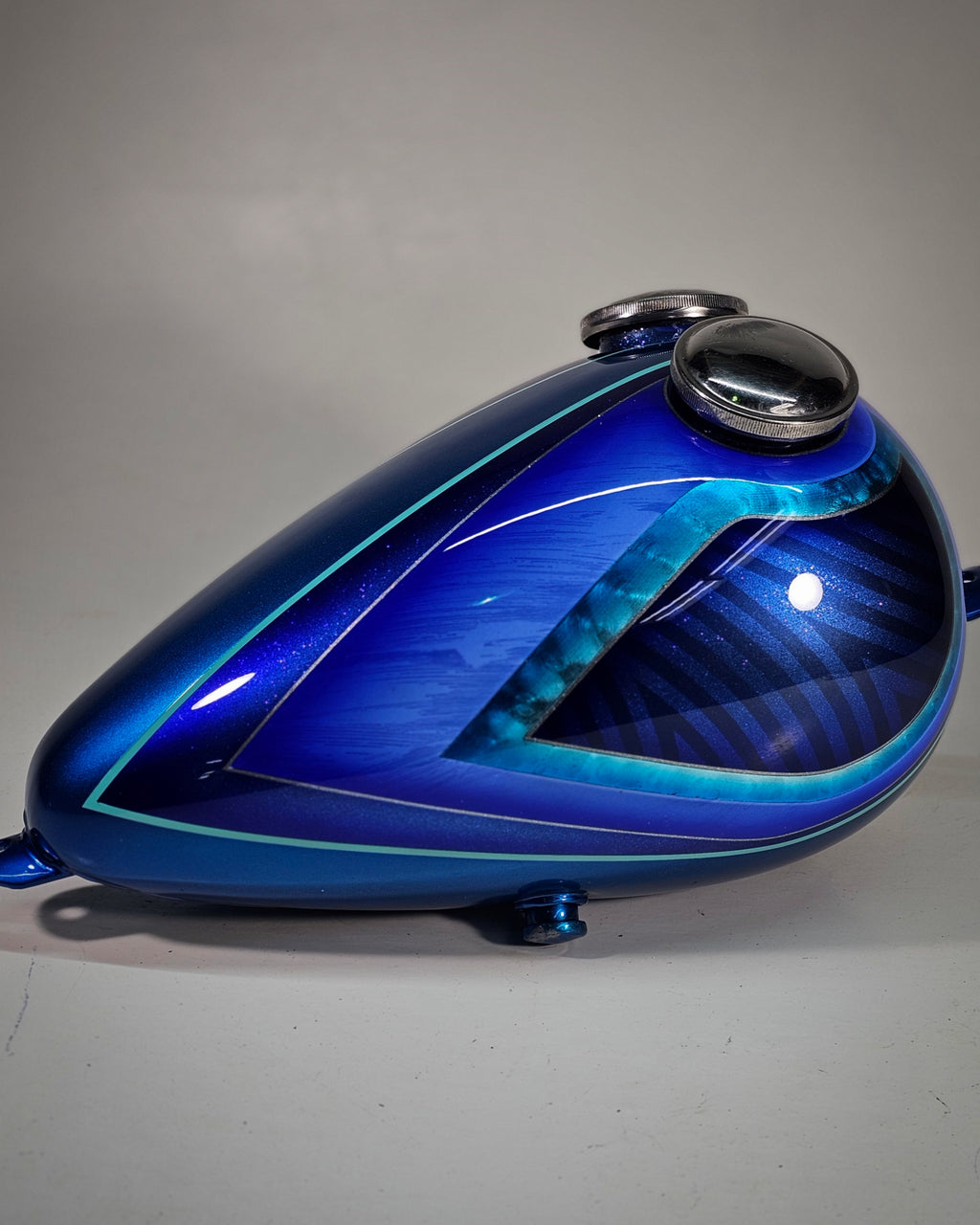 Custom Painted Axed Chopper Tank