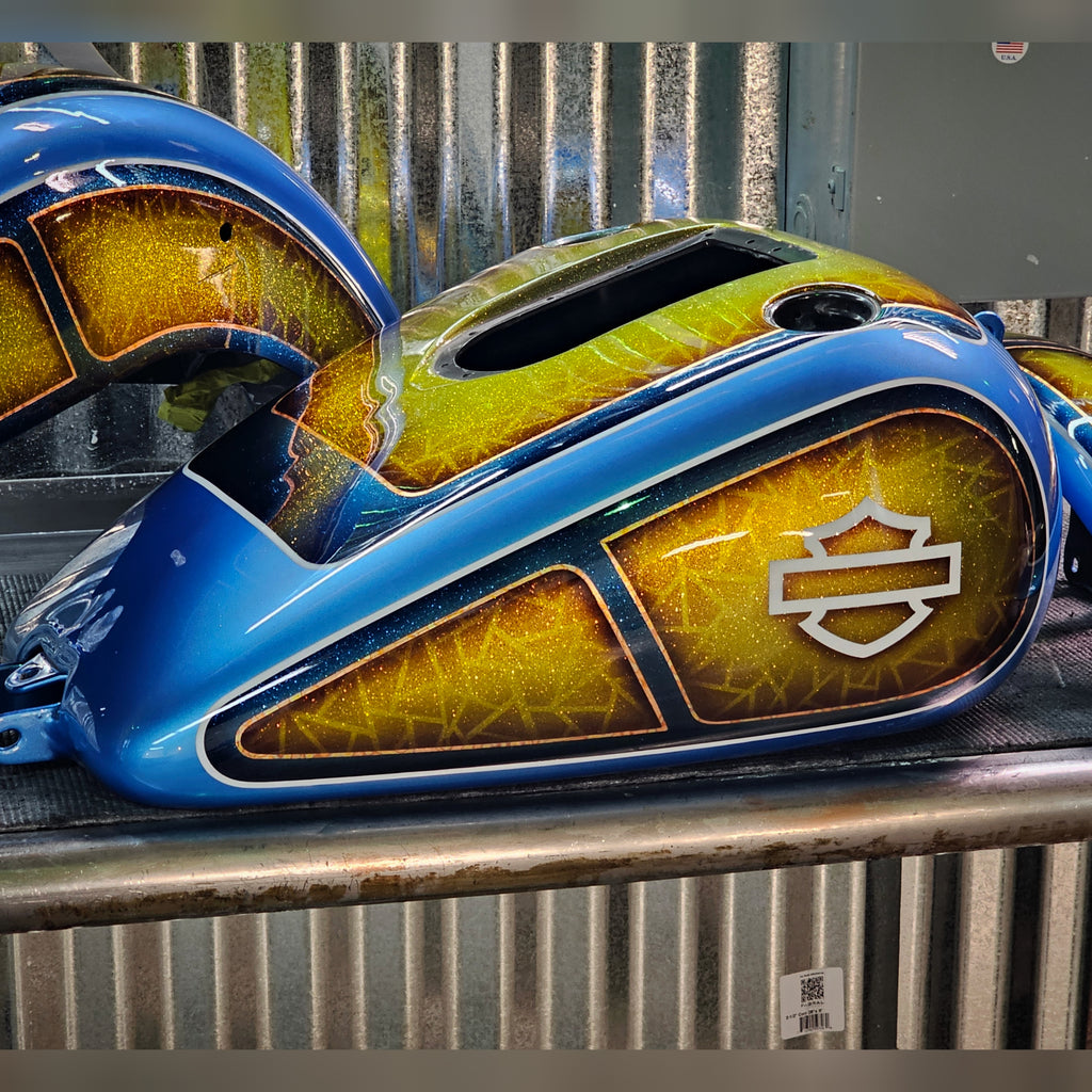 Custom Painted Harley Davidson Dyna Tin set 03-06
