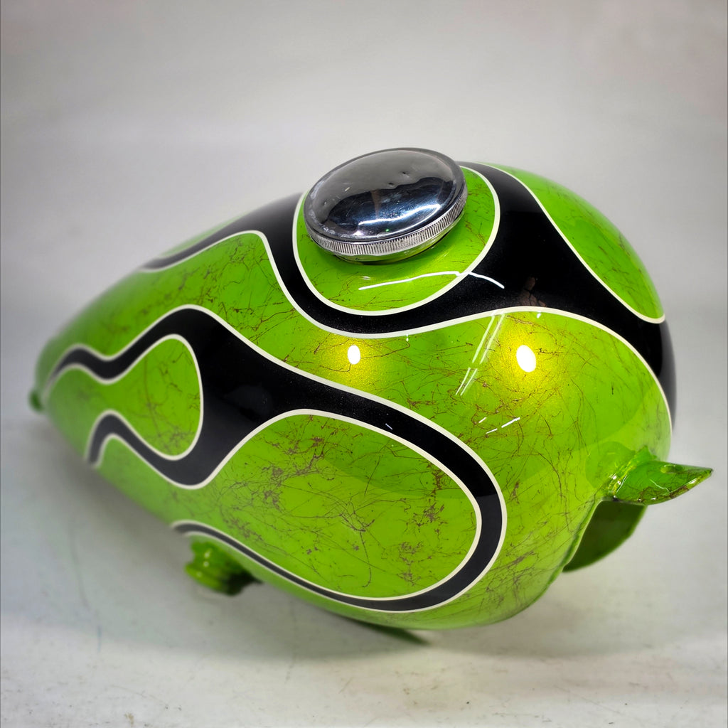 Custom Painted Axed Chopper Tank