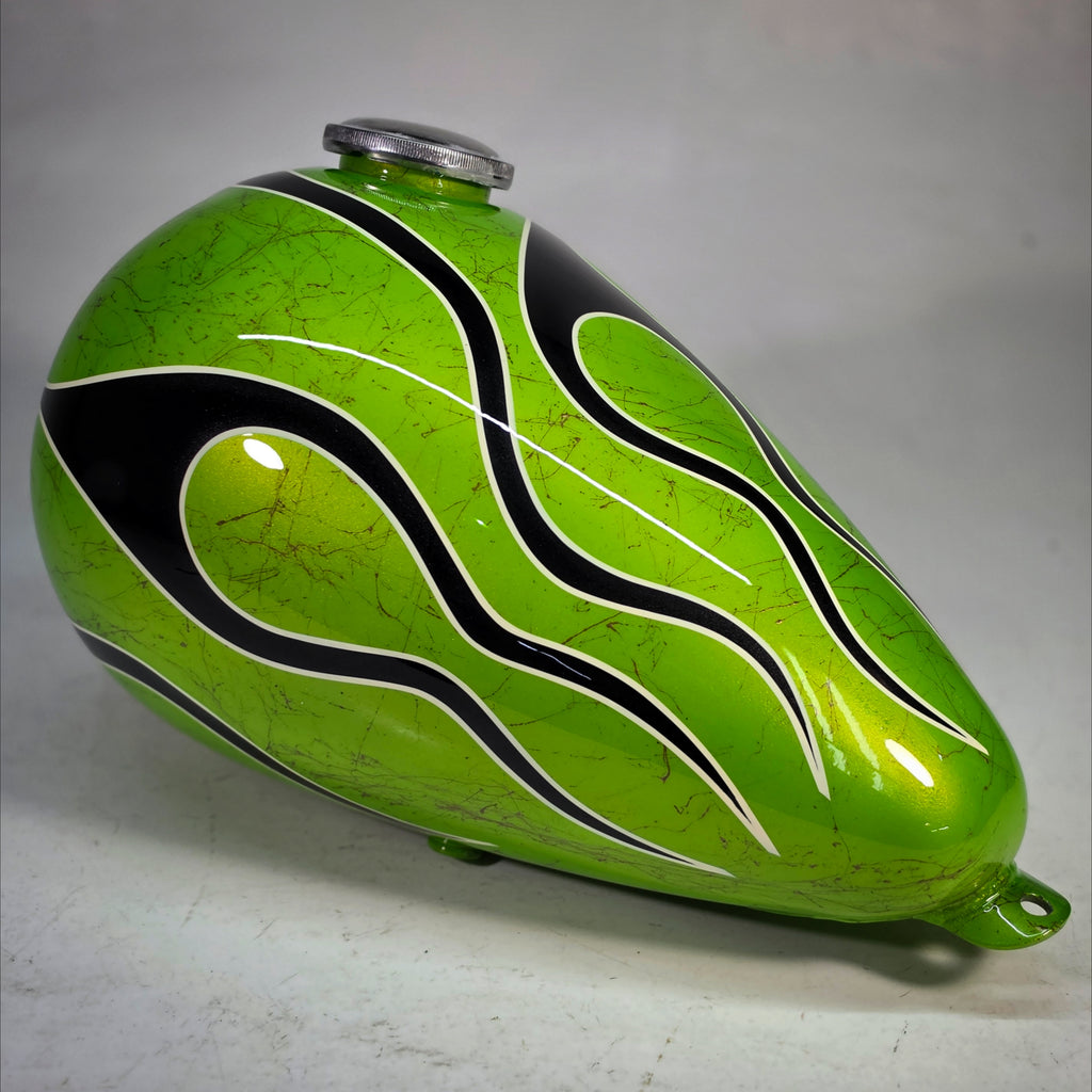 Custom Painted Axed Chopper Tank