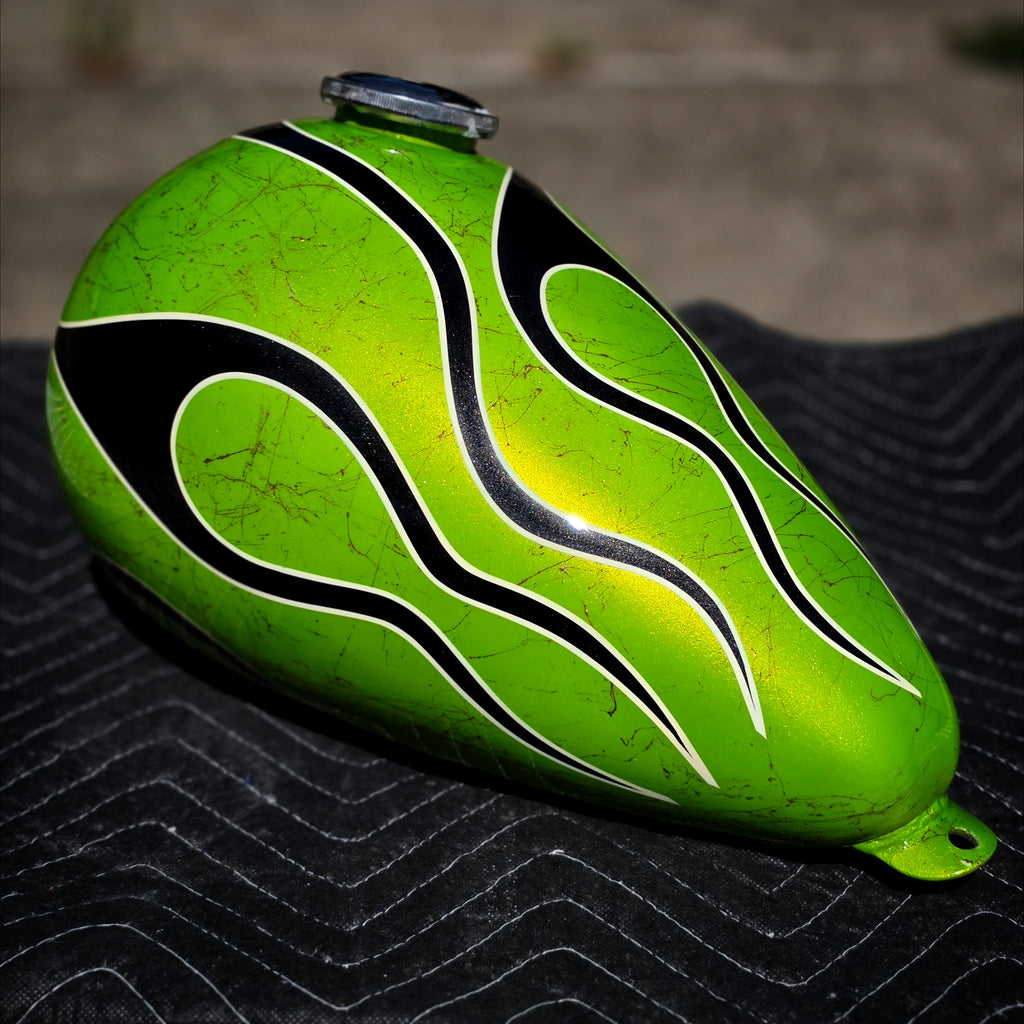 Custom Painted Axed Chopper Tank